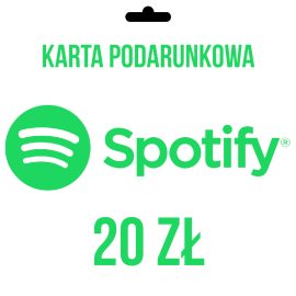 Karta prezentowa Spotify 20 zł