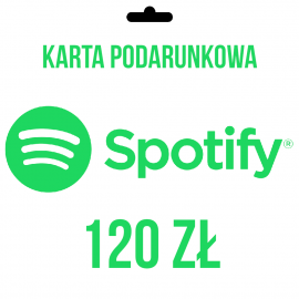 Karta prezentowa Spotify 120 zł