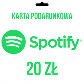 Karta prezentowa Spotify 20 zł